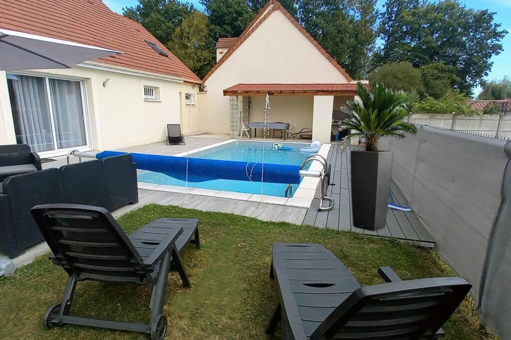 15Min De Disney, Dependance Et Piscine Privee A La Campagne Crevecoeur-en Brie Dış mekan fotoğraf